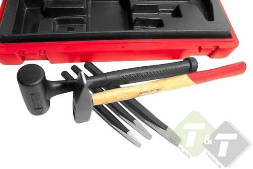 Hamer En Beitelset, 5 Delig, 300g Kunststof Hamer, 400g Stal, Doe-het-zelf en Verbouw, Gereedschap | Handgereedschap, Nieuw, Ophalen of Verzenden