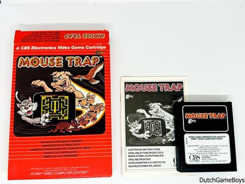 Atari 2600 - CBS Electronics - Mouse Trap, Spelcomputers en Games, Spelcomputers | Atari, Gebruikt, Verzenden