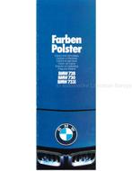 1977 BMW 7 SERIE KLEUREN EN BEKLEDING BROCHURE, Boeken, Nieuw, BMW, Author