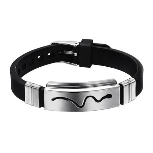 Fako Bijoux® - Armband - RVS Siliconen - Slang, Sieraden, Tassen en Uiterlijk, Armbanden, Verzenden