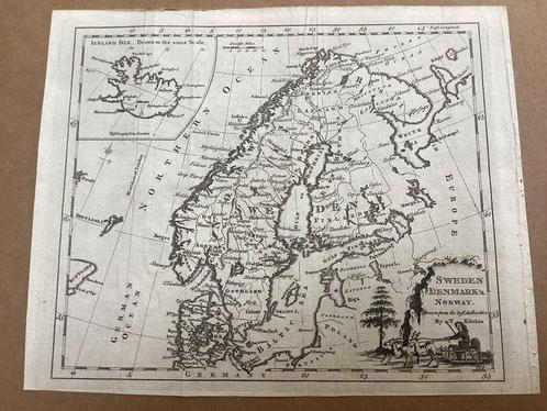 Scandinavia - Zweden, Denemarken en Noorwegen; Thomas, Boeken, Atlassen en Landkaarten