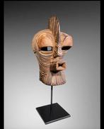 Masque LUBA, Kifwebe, (37 CM) - masker kifwebe dier - Songye, Antiek en Kunst