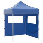 vidaXL Partytent met 2 zijwanden inklapbaar 2x2 m staal, Verzenden, Nieuw, Partytent