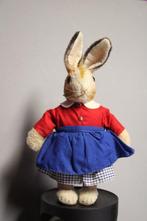 Steiff: haaspop meisje, 1949. EAN 9136 - Pop - 1940-1950 -, Antiek en Kunst, Antiek | Speelgoed