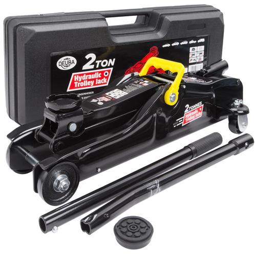 Rangeerautokrik zwart - 2ton - incl. koffer (Auto-Fiets), Auto diversen, Auto-accessoires, Nieuw, Verzenden