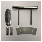 Bieden: Curved Stainless Steel cleat - 290178, Watersport en Boten, Overige Watersport en Boten, Ophalen of Verzenden, Nieuw