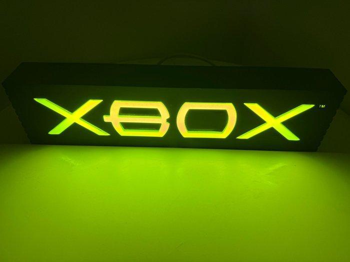 Microsoft - Instructie neon Xbox groen vintage origineel -, Antiek en Kunst, Antiek | Wandborden en Tegels