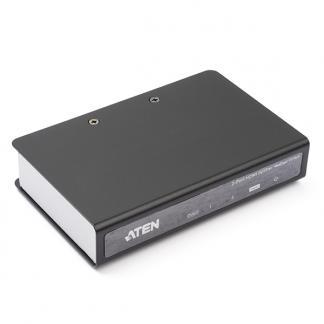 HDMI splitter - Aten - 2 poorts (4K@30Hz, HDCP, Actief), Audio, Tv en Foto, Audiokabels en Televisiekabels, Nieuw, Verzenden