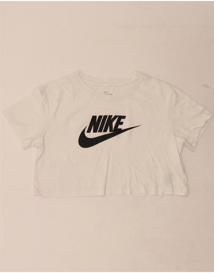 NIKE Womens Oversized Crop Graphic T-Shirt Top UK 10 Small, Kleding | Dames, T-shirts, Verzenden