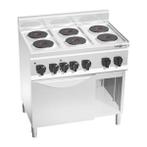 GGM Gastro | Elektrische kookplaat - 6x platen rond (12 kW)