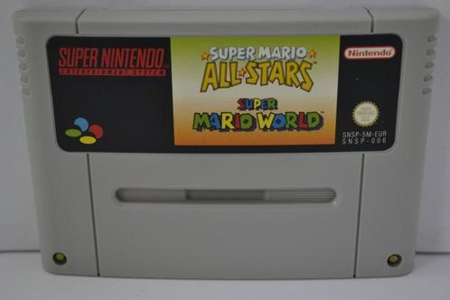 Super Mario All Stars - Super Mario World (SNES EUR), Spelcomputers en Games, Games | Nintendo Super NES, 1 speler, Zo goed als nieuw