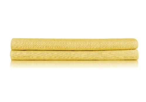 ZoHome Laken Lino Aspen Yellow - 100% Katoen, Huis en Inrichting, Slaapkamer | Beddengoed