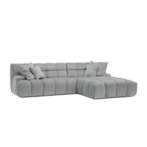 Loungebank Tynaarlo - loungebanken - Zilver, Huis en Inrichting, Banken | Sofa's en Chaises Longues, Nieuw, Stof