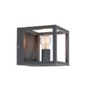 Industrile wandlamp donkergrijs - Cage, Nieuw, Overige materialen, Modern