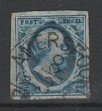 Postzegel Ned. 1852 Kon. Willem III NR.1i PlaatIII (933), Postzegels en Munten, Postzegels | Nederland, Verzenden, T/m 1940, Gestempeld