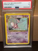 Pokémon - 1 Graded card - Espeon Neo discovery - PSA 3, Hobby en Vrije tijd, Verzamelkaartspellen | Pokémon, Nieuw