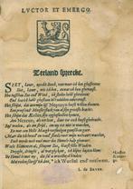 Cartografische prent van Zeeland, Antiek en Kunst