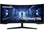 Samsung Odyssey Gaming Monitor G5 34 inch (C34G55TWWP) Zwart, Verzenden, Zo goed als nieuw