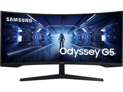 Samsung Odyssey Gaming Monitor G5 34 inch (C34G55TWWP) Zwart, Computers en Software, Monitoren, Zo goed als nieuw, Verzenden