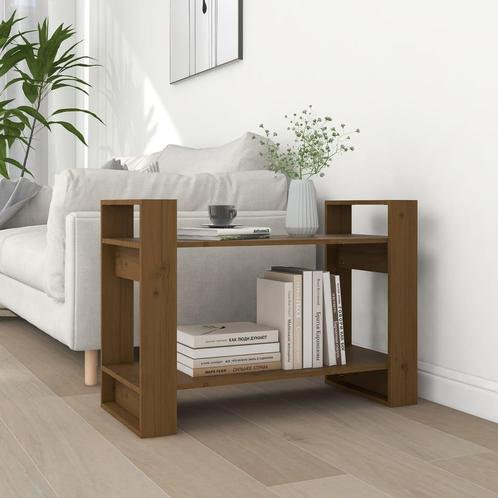 vidaXL Boekenkast/kamerscherm 80x35x56,5 cm massief hout, Huis en Inrichting, Kasten | Boekenkasten, 25 tot 50 cm, Nieuw, Overige houtsoorten