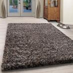 Hoogpolig Vloerkleed | Shaggy | Enjoy | Taupe | 160x230 cm, Verzenden, Nieuw