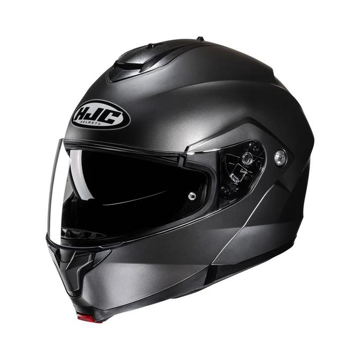 HJC C91N - Titanium, Motoren, Kleding | Motorhelmen, M, HJC, Systeemhelm, Verzenden