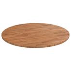 Eiken Tafelblad Ã70 - Lichtbruin - Kwaliteit Voor Weinig!, 50 tot 100 cm, Rustiek, Nieuw, Tafelblad