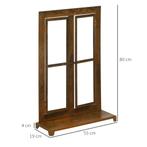 TRUUSK IJzeren Raam Edelroest Roedenraam 55x80cm Met Drempel, Huis en Inrichting, Woonaccessoires | Wanddecoraties, Verzenden