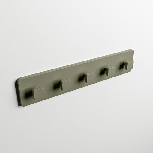 MONDIAZ EASY Handdoekhaakjes 45cm solid surface kleur Army, Doe-het-zelf en Verbouw, Sanitair, Bad, Nieuw, Ophalen of Verzenden