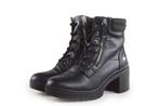 Mustang Veterboots in maat 38 Zwart | 10% extra korting, Kleding | Dames, Schoenen, Verzenden, Zwart, Overige typen, Zo goed als nieuw
