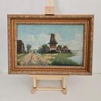 Aart Van Dalen (1933-1990) - Dutch landscape with a windmill