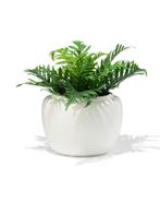 HEMA Bloempot 12.2x13.5cm keramiek spikkel crème, Huis en Inrichting, Kamerplanten, Verzenden