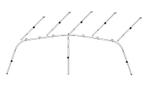 Dorema EasyGrip Frame Aluminium 28mm Mondial/Porto, Nieuw