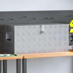 vidaXL Aluminium kist 80x30x35 cm zilverkleurig, Verzenden, Nieuw