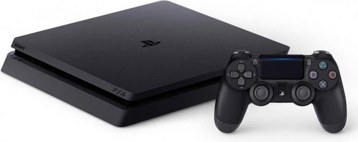 PlayStation 4 Slim (Black) 1TB (PlayStation 4), Spelcomputers en Games, Spelcomputers | Sony PlayStation 4, Gebruikt, Verzenden
