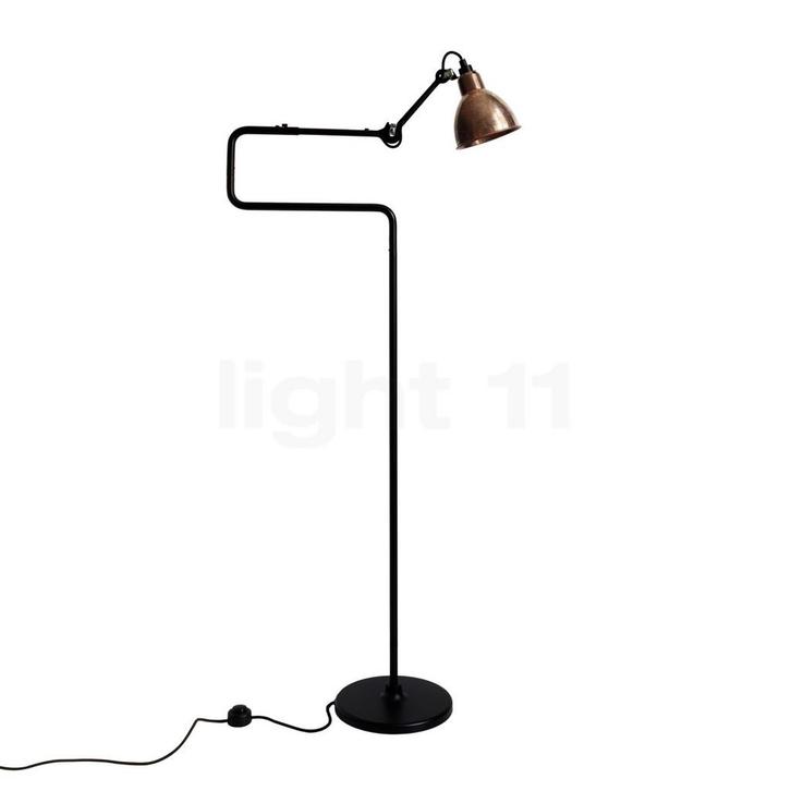 DCW Lampe Gras No 411 Vloerlamp, koper ruw (Staande lampen), Huis en Inrichting, Lampen | Vloerlampen, Nieuw, Verzenden