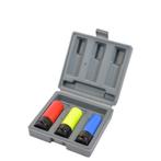 Doppenset 1/2 inch met teflon bescherming 3-delig voor, Ophalen of Verzenden, Nieuw
