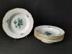 Meissen - motivo floreale patinato -6 piatti fondi -, Antiek en Kunst, Antiek | Meubels | Tafels