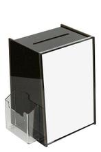 Zwarte Donatiebox / Stembus / Ideeënbus - Type DB-1203
