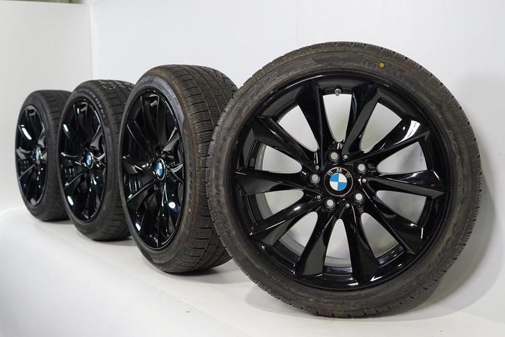 BMW 3 serie F30 F31 415 18 inch velgen Pirelli Winterbanden, Auto-onderdelen, Banden en Velgen, Velg(en), Gebruikt, 18 inch, Winterbanden