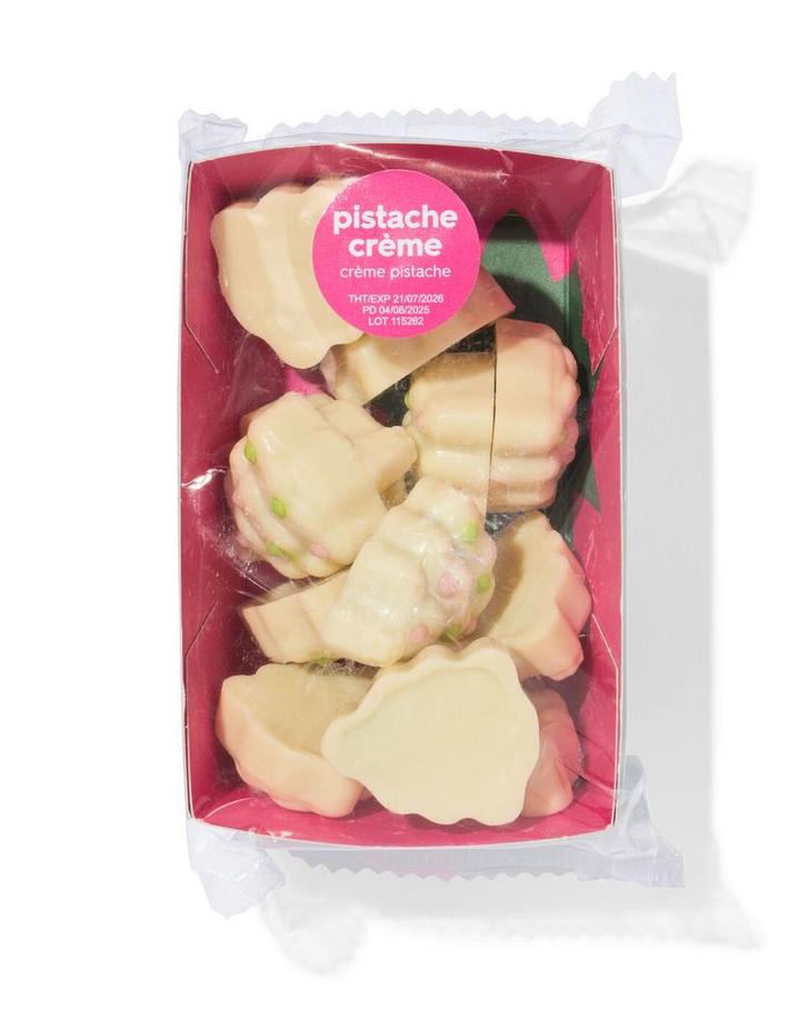 HEMA Witte chocolade bonbon met pistache crème 150g, Diversen, Sinterklaas, Nieuw, Verzenden