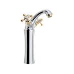 Wastafelmengkraan Sapho Antea 2-knop Gebogen Hoog 24.5 cm, Ophalen of Verzenden, Nieuw, Chroom, Kraan