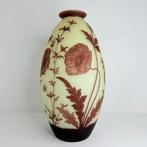Lötz Witwe - Veles - Vaas - Meerdere lagen bloemen - Verre, Antiek en Kunst, Antiek | Glas en Kristal