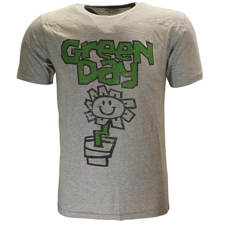 Green Day Flower Pot T-Shirt, Kleding | Heren, T-shirts, Verzenden