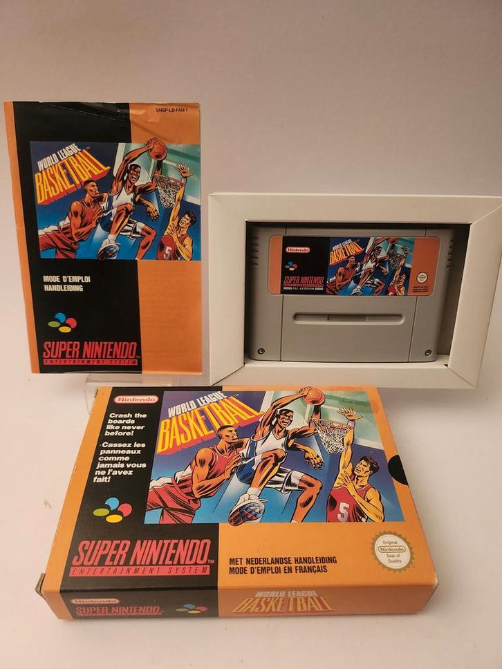 World League Basketball Boxed SNES, Spelcomputers en Games, Games | Nintendo Super NES, Ophalen of Verzenden
