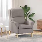 vidaXL Fauteuil Taupe 76 x 94 x 102 cm Stof, Huis en Inrichting, Fauteuils, Verzenden, Nieuw