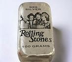 100 gram - Zilver .999 - Rolling Stones - No Reserve, Postzegels en Munten
