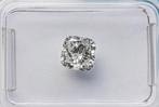 Diamant - 1.00 ct - Cushion - F - P1, Sieraden, Tassen en Uiterlijk, Edelstenen, Nieuw