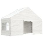 Partytent Prieel met dak 5,88x2,23x3,75 m PE wit (Paviljoen), Verzenden, Nieuw, 2 meter of meer, Partytent