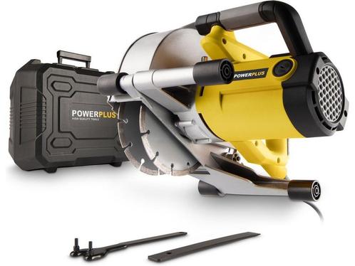 Powerplus POWX0650 Muurfrees - Sleufmachine - Sleuvenfrees -, Huis en Inrichting, Woonaccessoires | Overige, Zo goed als nieuw
